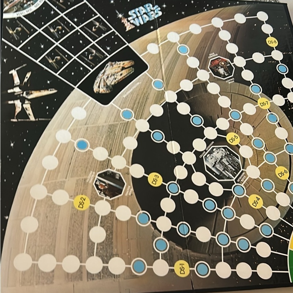 Star Wars Board Game Escape from the Death Star- vintage! 70s - Picture 2 of 3
